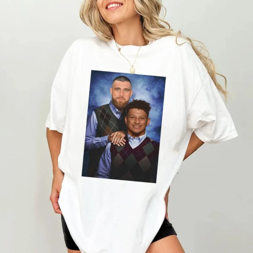 Patrick Mahomes Travis Kelce Step Brothers Football Shirt, Football Fan Gift